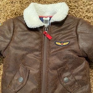 Boy Aviator pilot Jacket brown